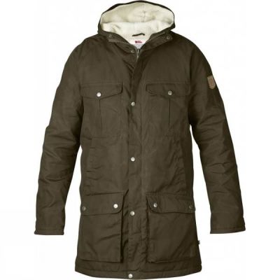 Parka Fjallraven Greenland Winter Hombre Verde Oscuro Oliva - Chile HUT697852